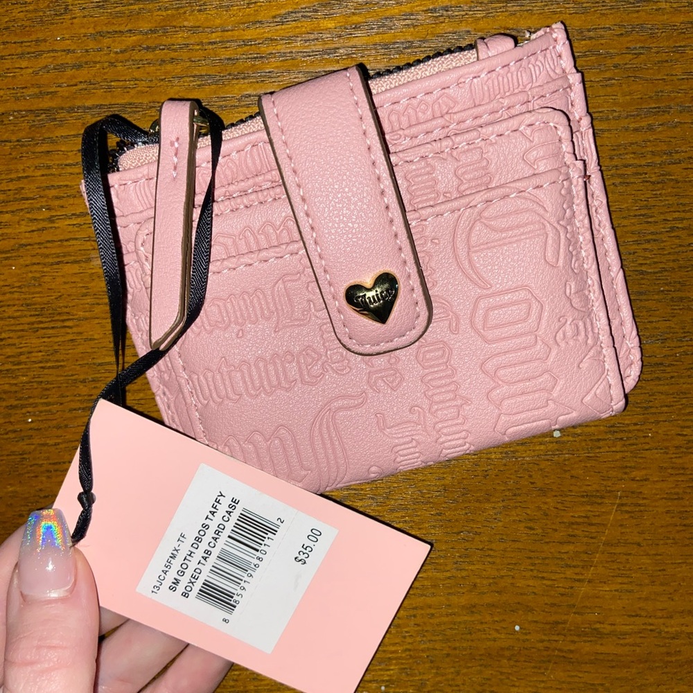 Juicy couture pink mini wallet NWT ❤️